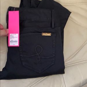 Lilly Pulitzer Worth Skinny Pants in Onyx